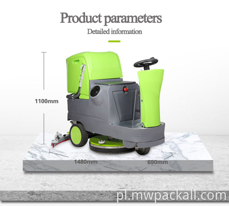 Sprzęt do czyszczenia Szorowarka do podłóg Szorowarka samojezdna Myjka i suszarka do podłóg w supermarketach